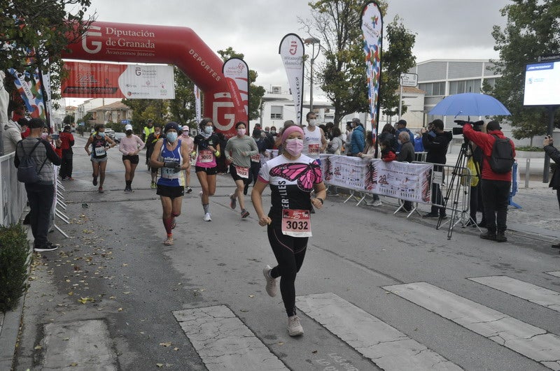Participantes en la media maratón de Baza
