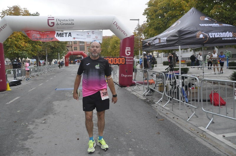 Participantes en la media maratón de Baza