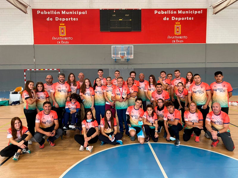 Participantes en la media maratón de Baza