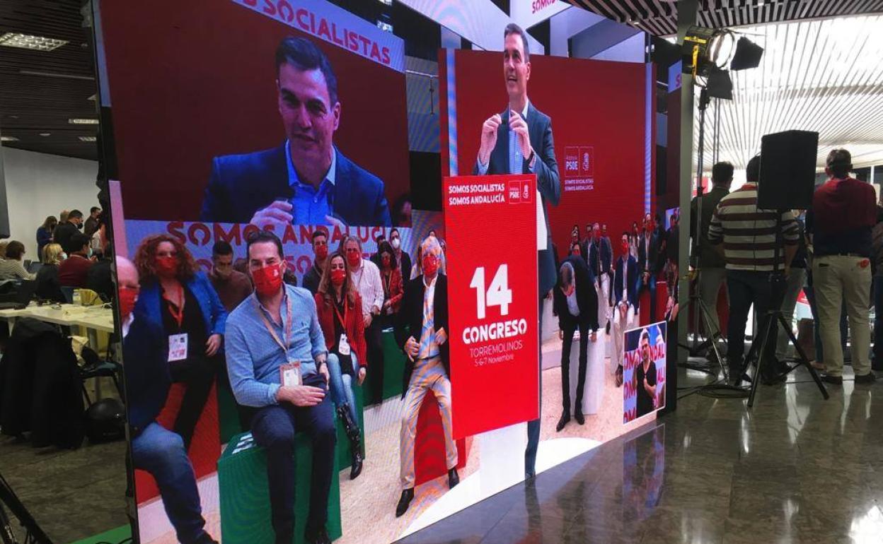 Momento del congreso del PSOE-A