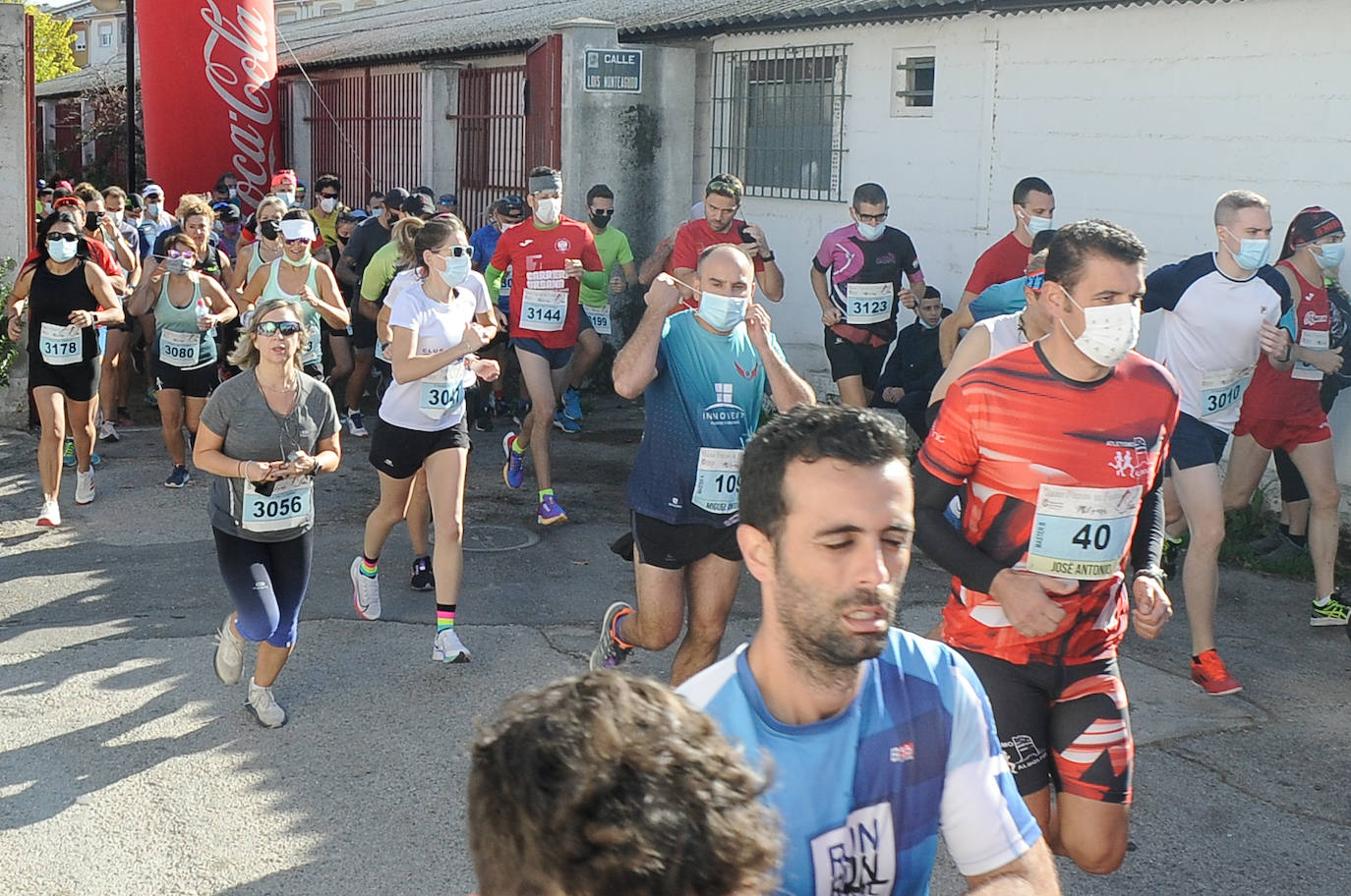 Los corredores, en la salida.