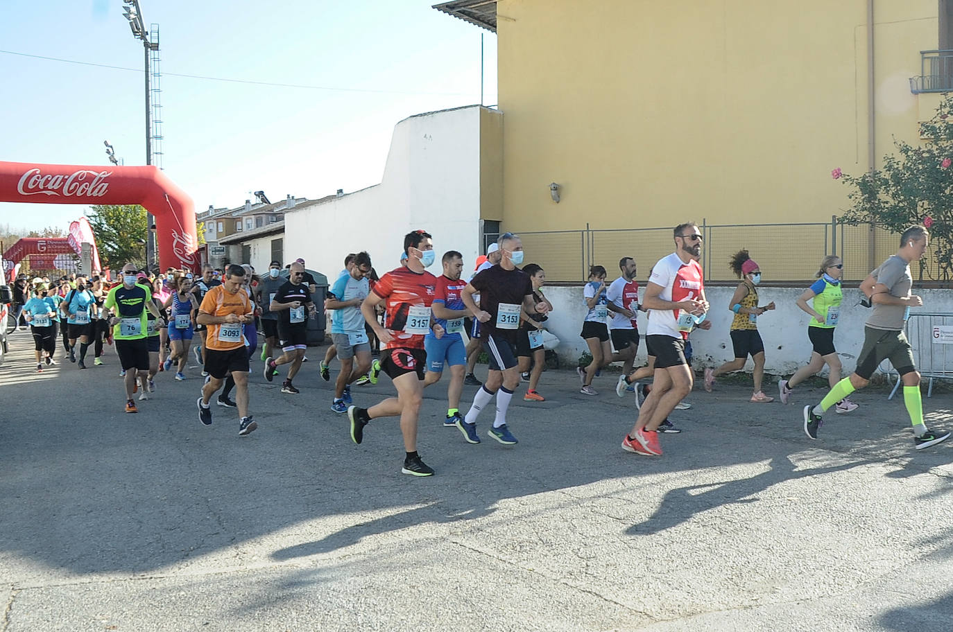 Los corredores, en la salida.
