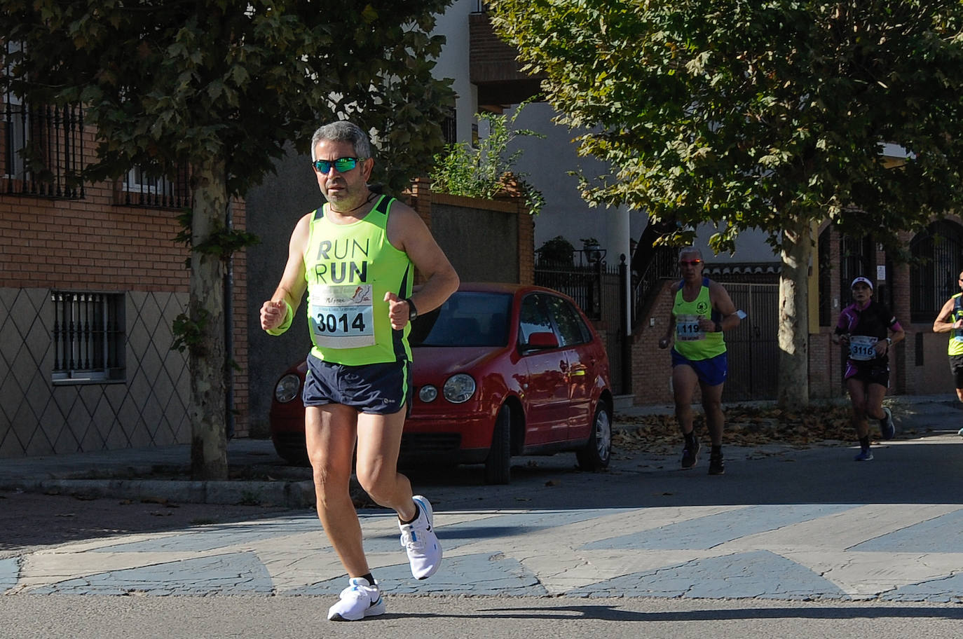 Los corredores, en la salida.