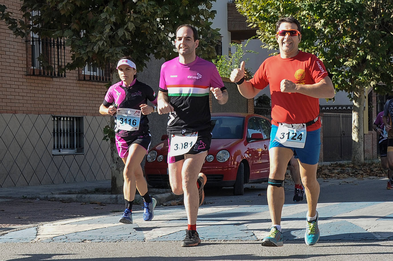 Los corredores, en la salida.