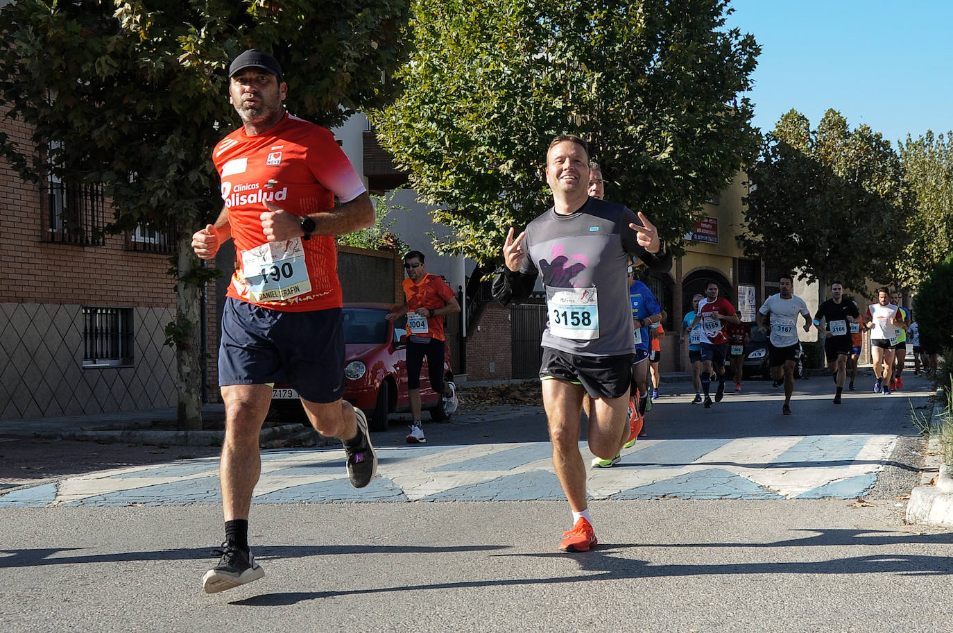 Los corredores, en la salida.