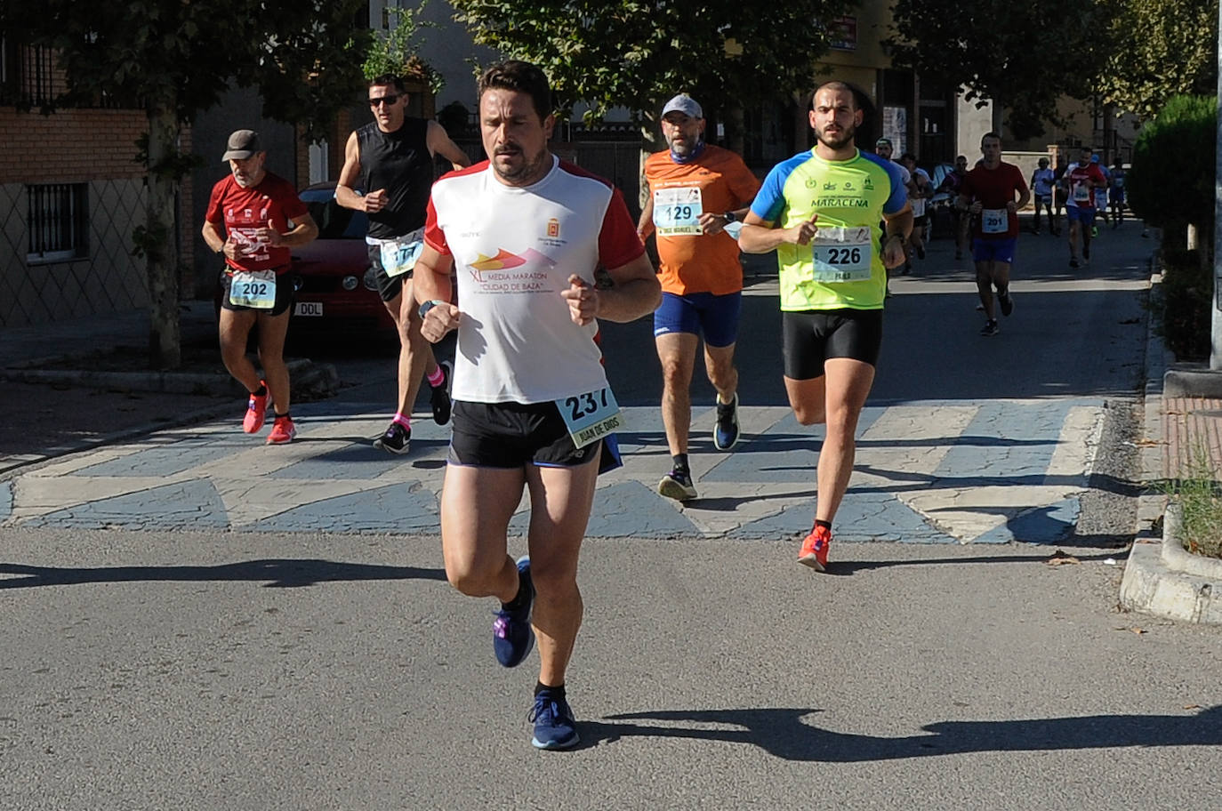 Los corredores, en la salida.