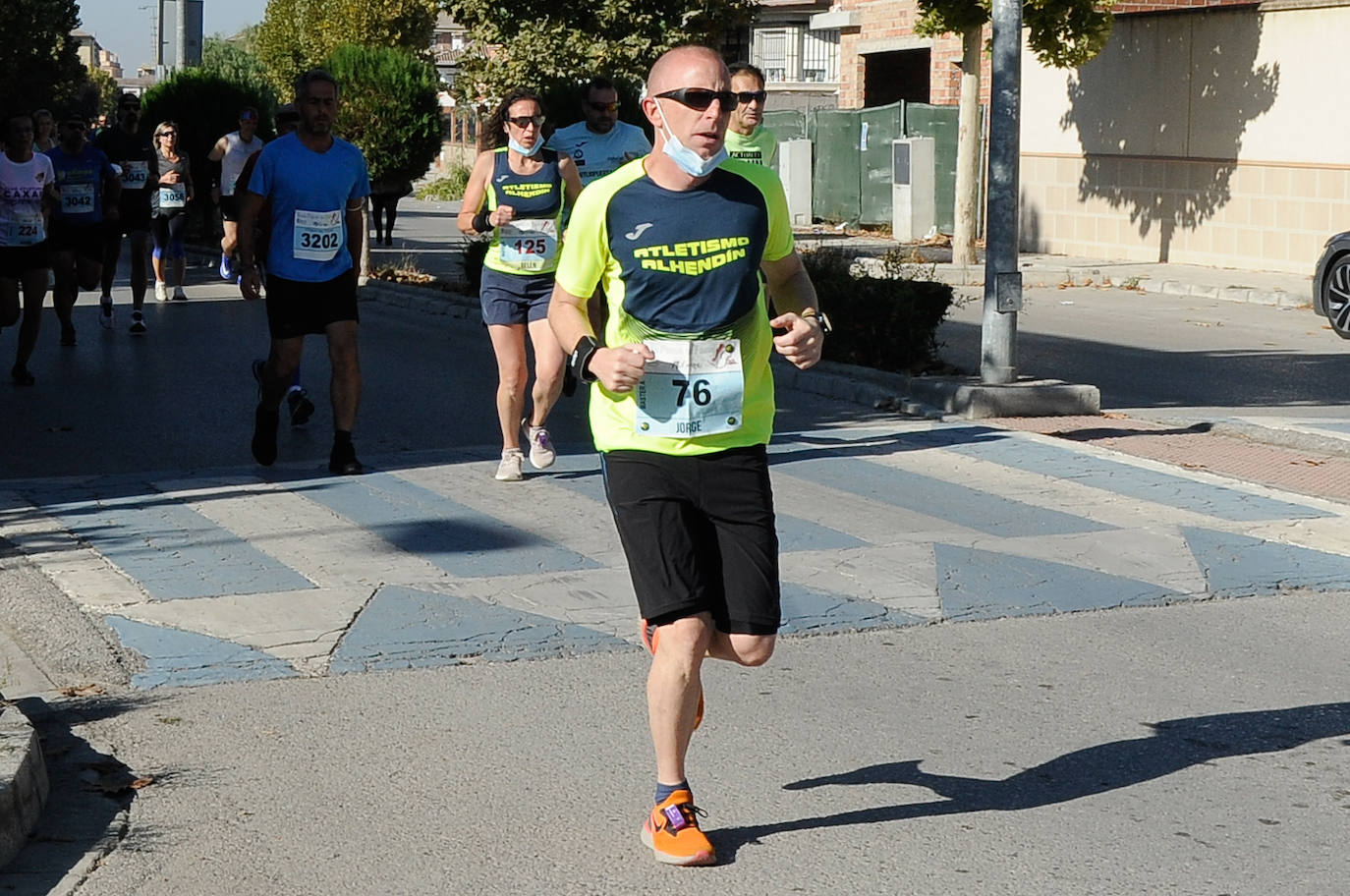 Los corredores, en la salida.