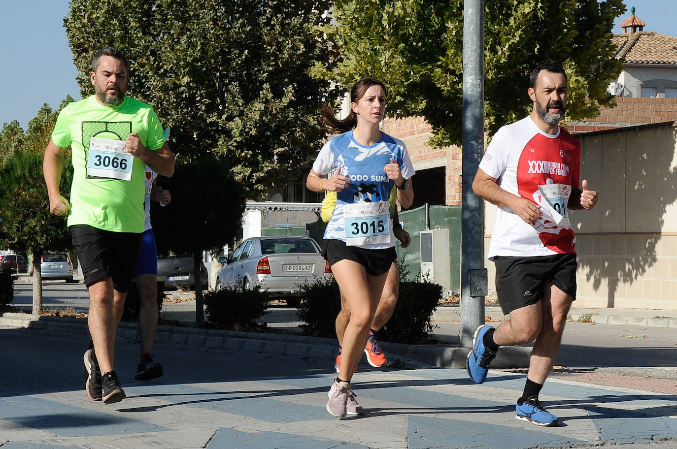 Los corredores, en la salida.