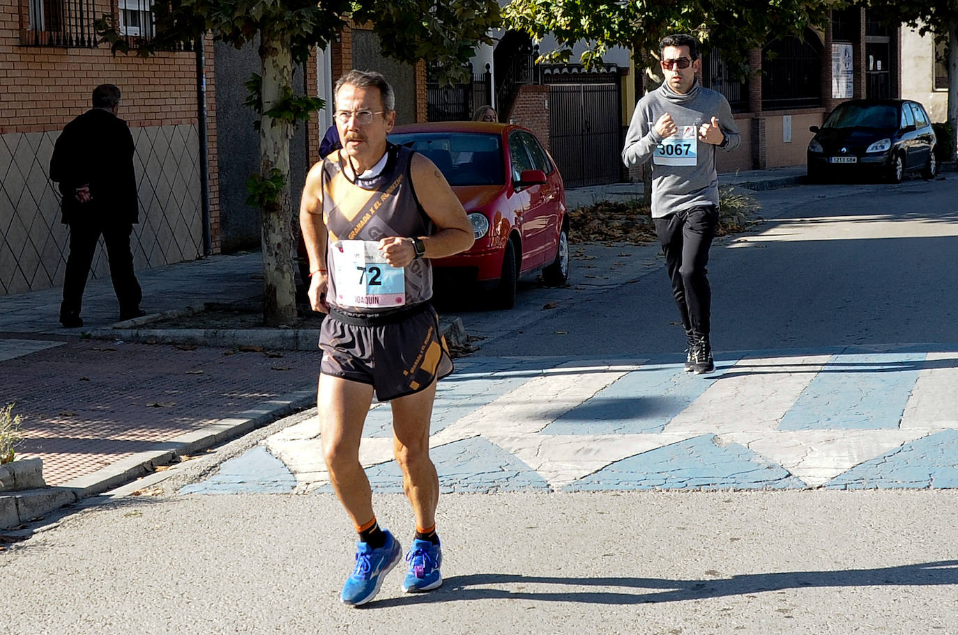 Los corredores, en la salida.