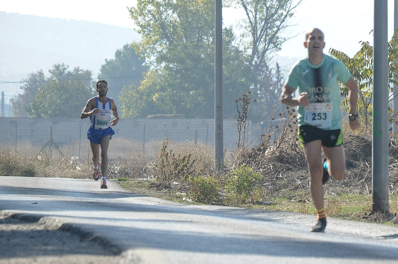 Los corredores, en la salida.