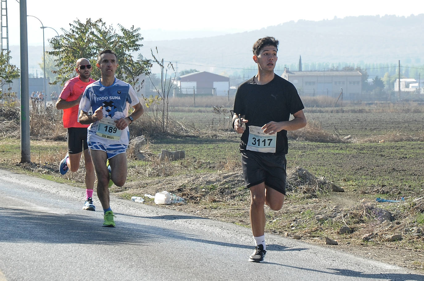 Los corredores, en la salida.
