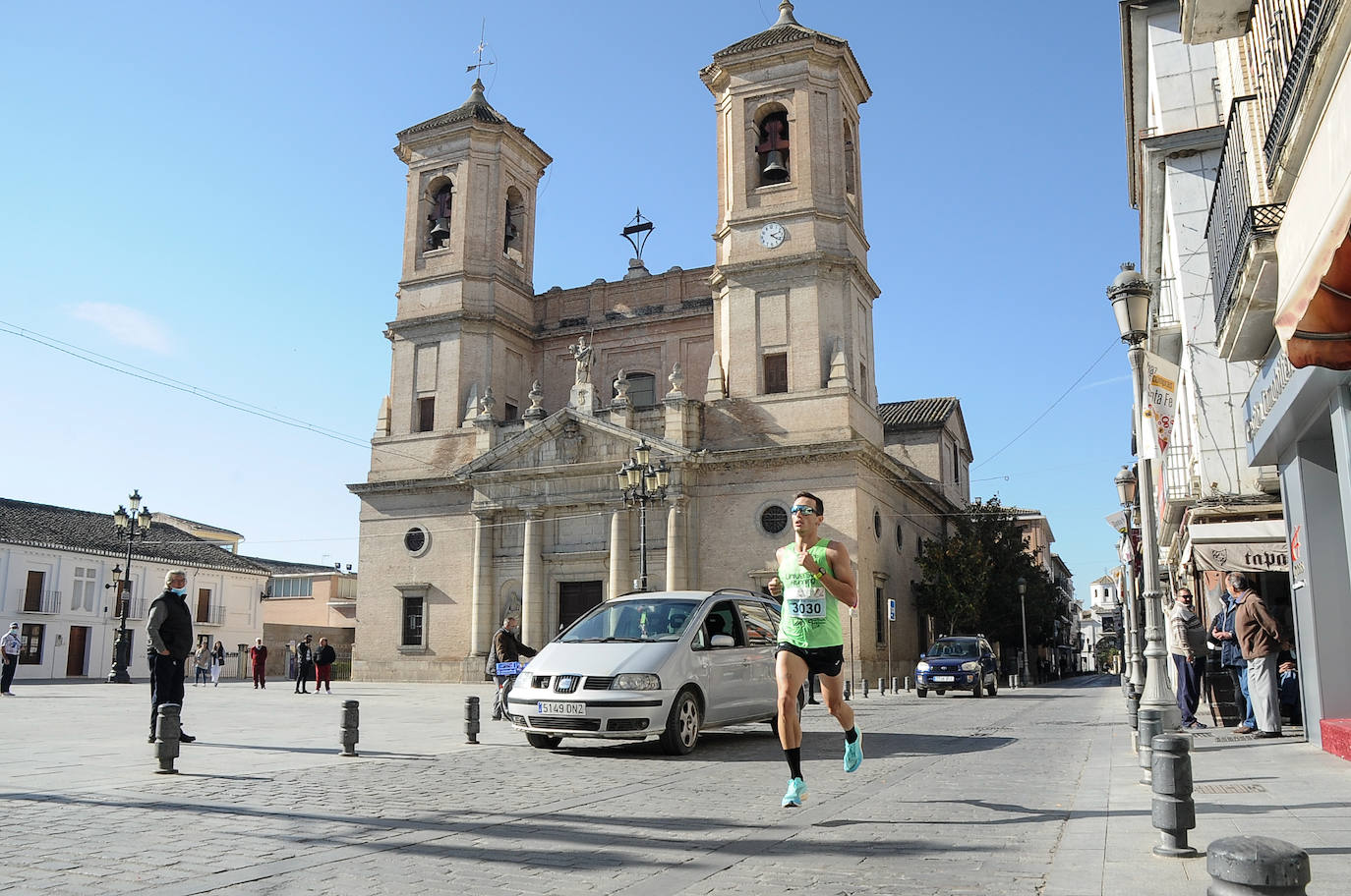 Los corredores, en la salida.
