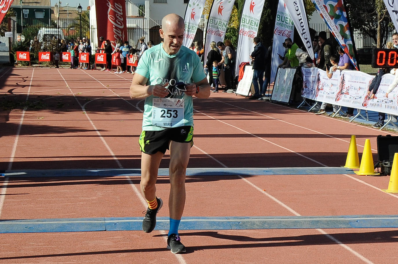 Los corredores, en la salida.