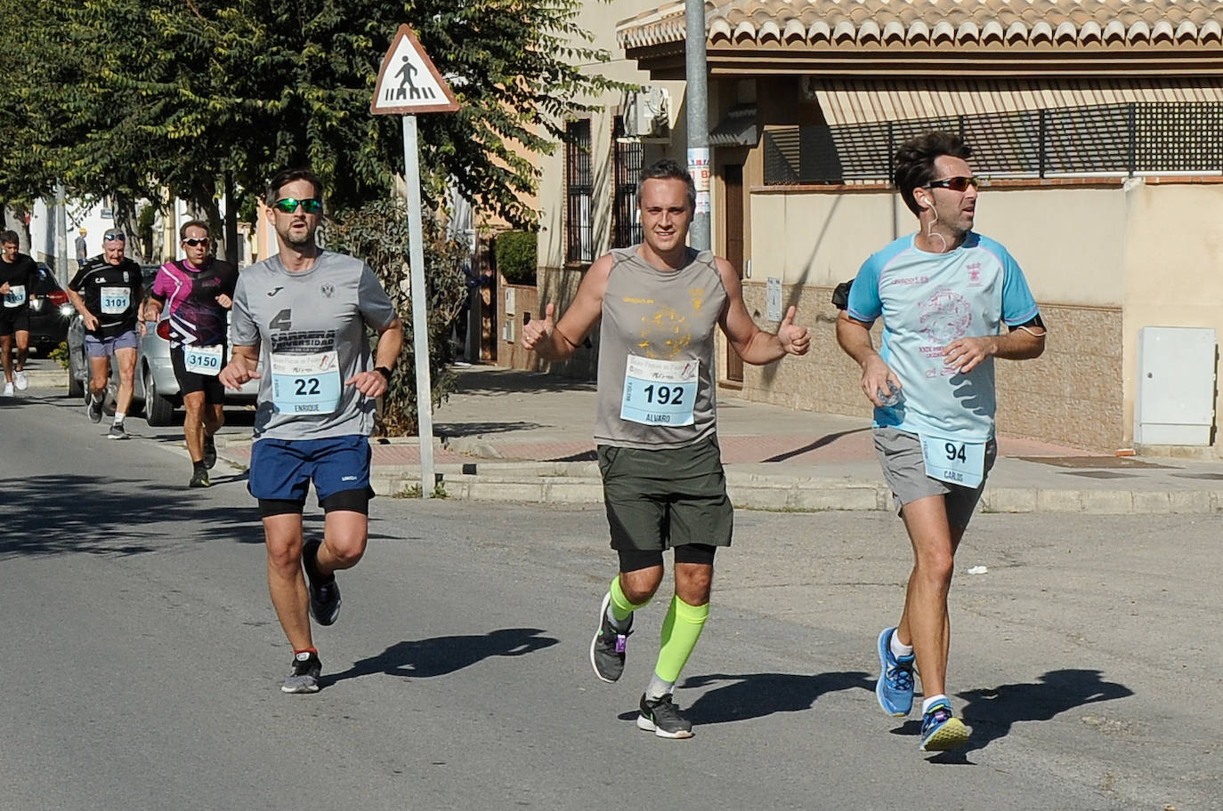 Los corredores, en la salida.