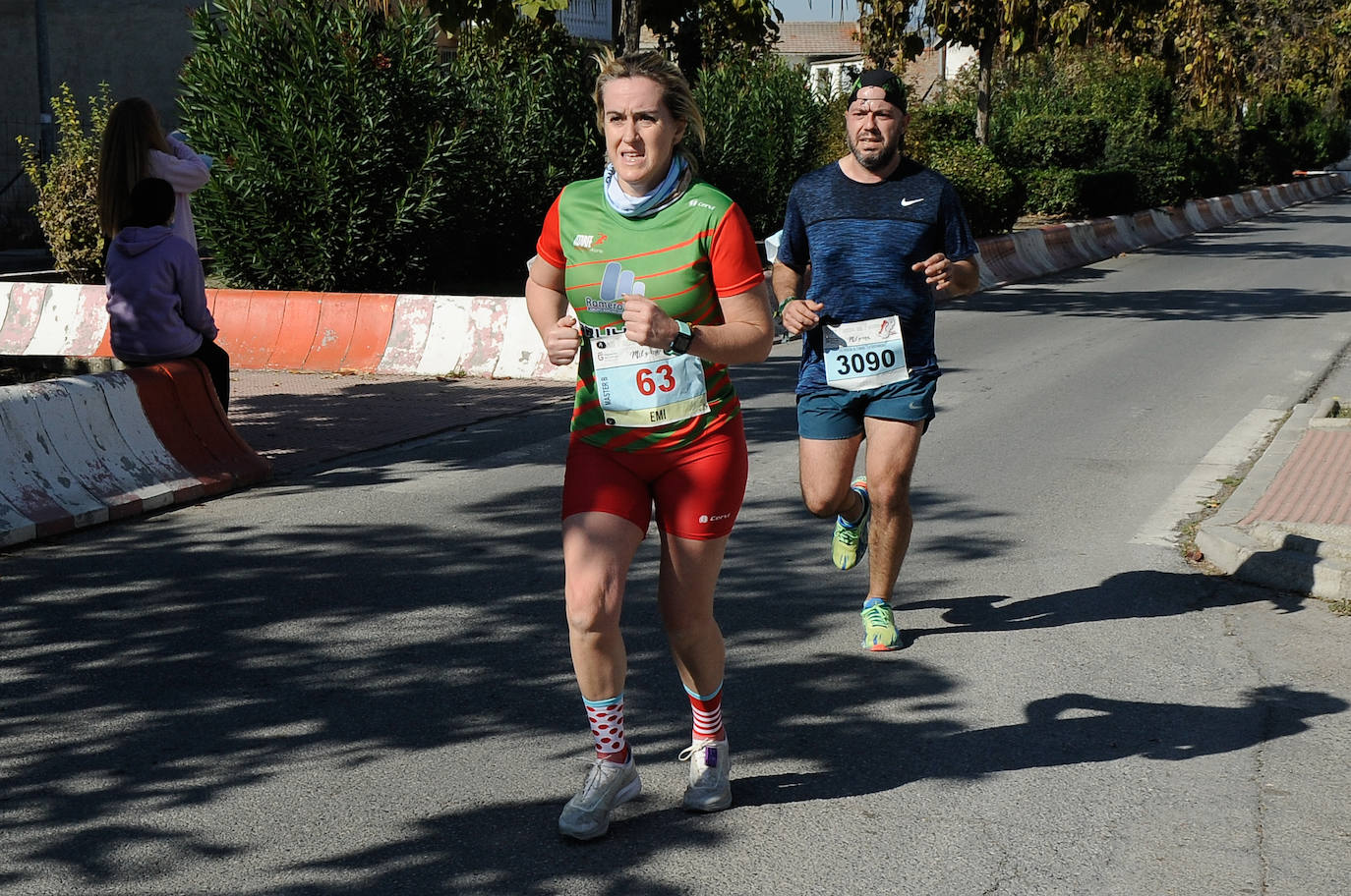 Los corredores, en la salida.