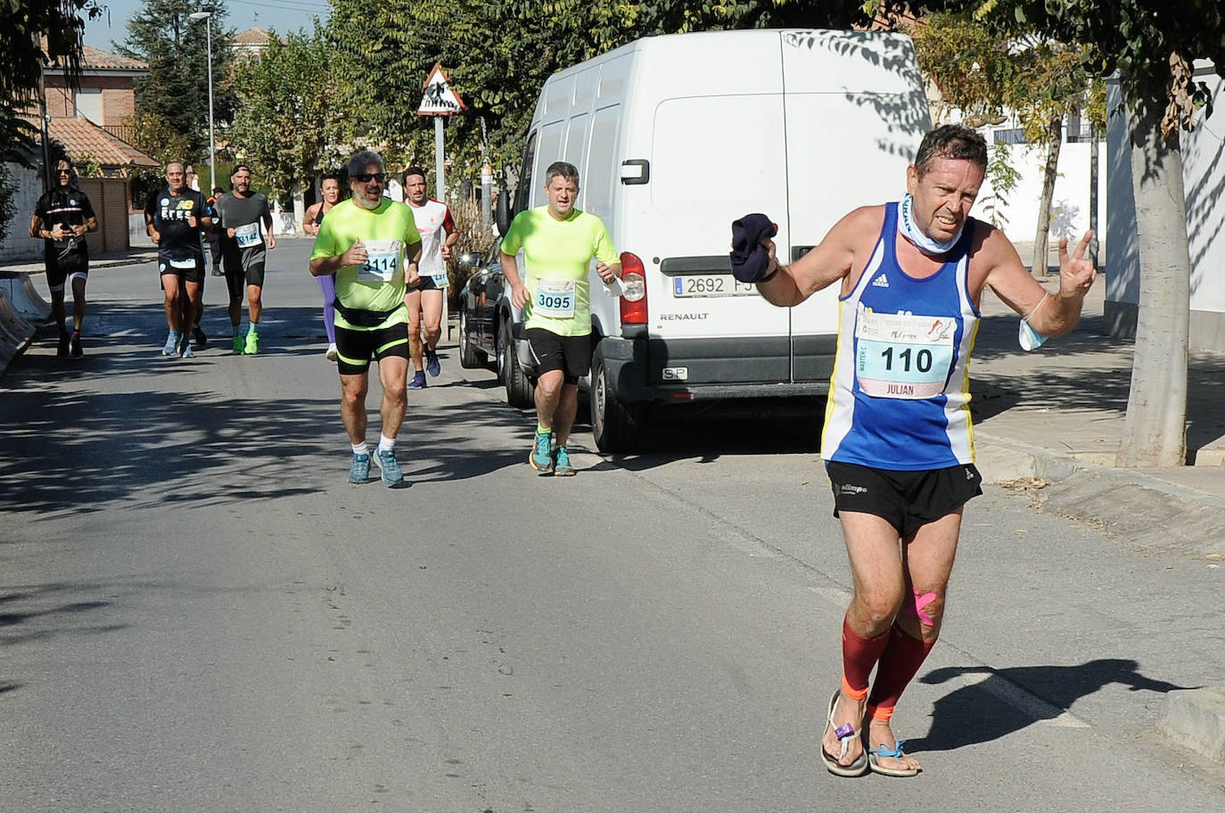 Los corredores, en la salida.