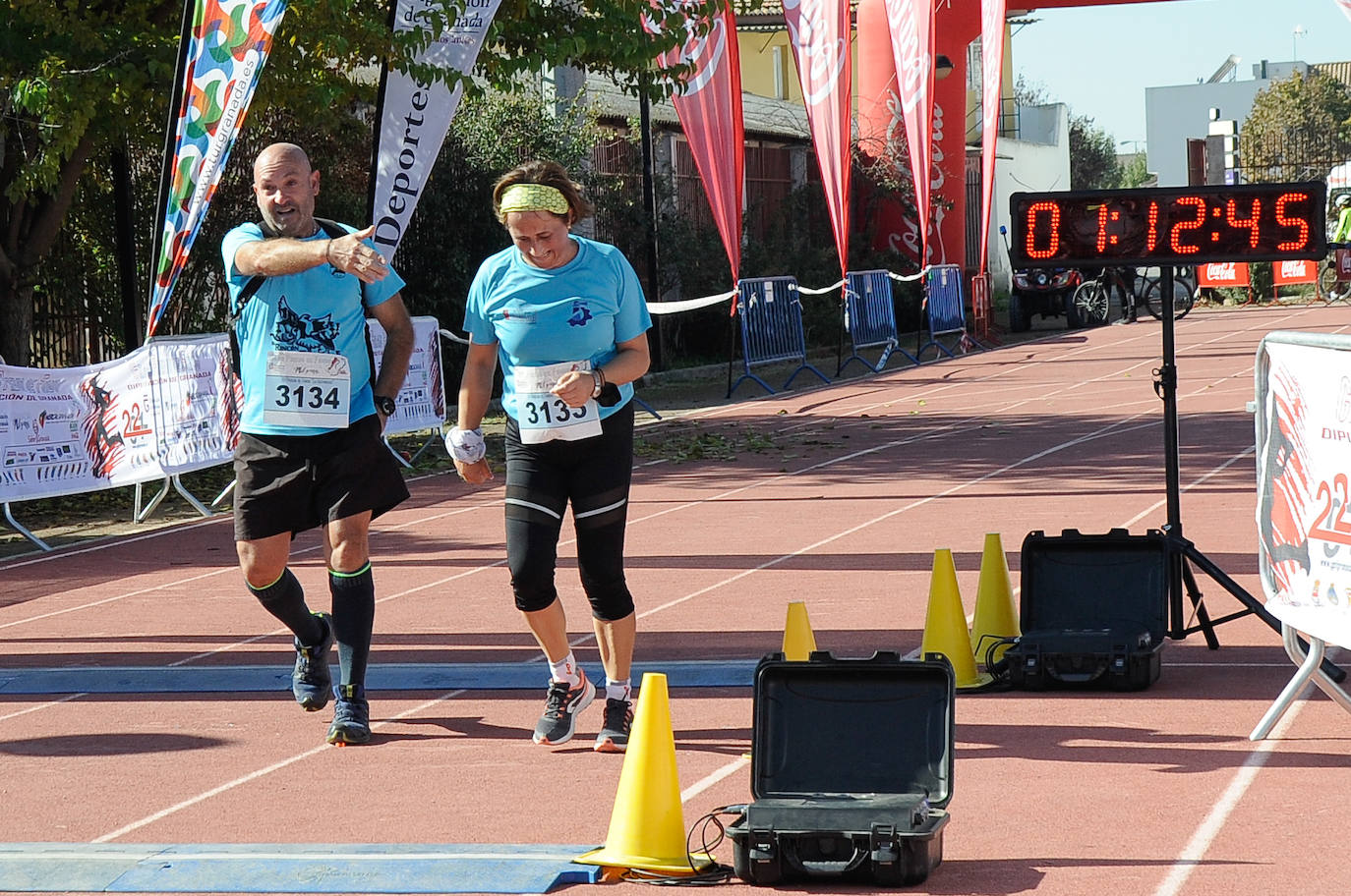 Los corredores, en la salida.
