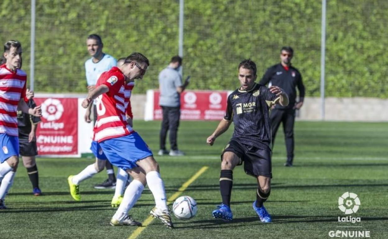 Un lance del Granada-Lugo. 