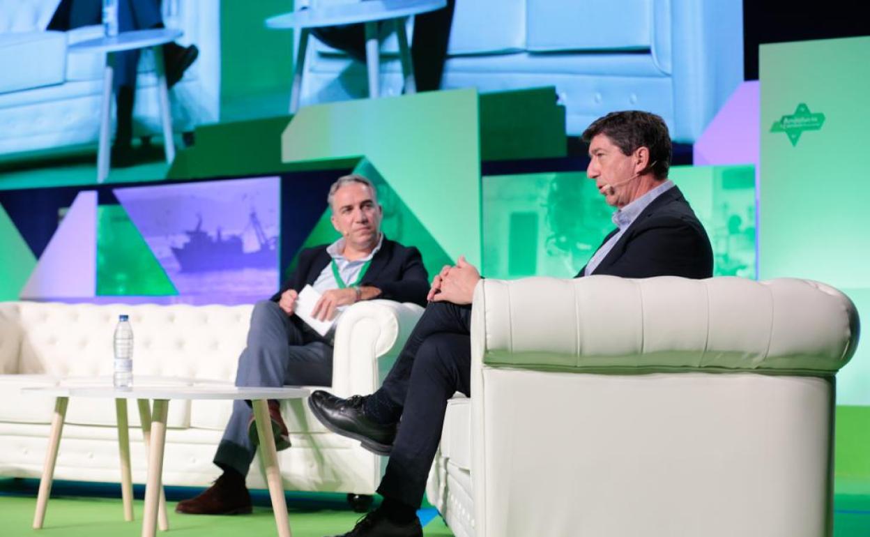 Elías Bendodo y Juan Marín.