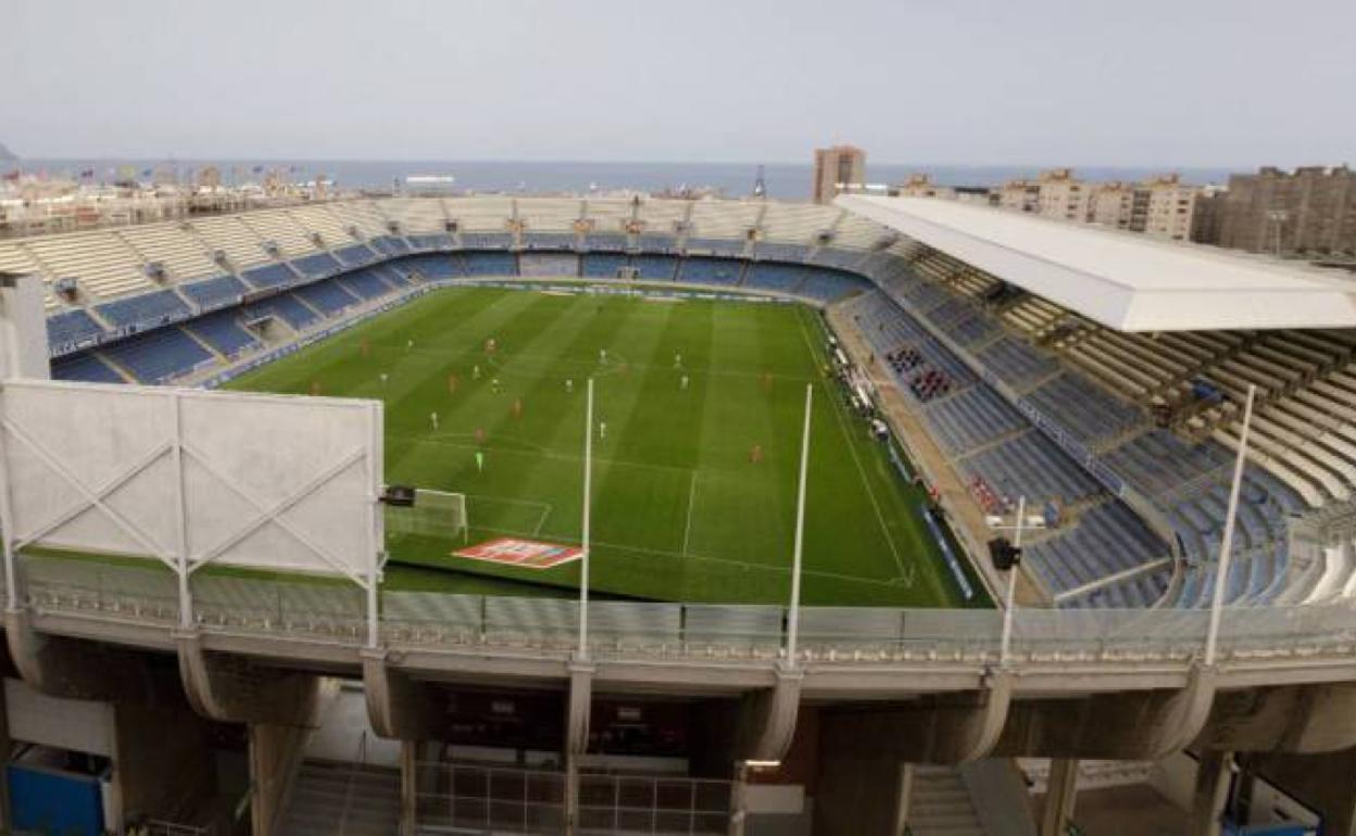 Estadio del Heliodoro Rodríguez López, donde el Granada podría jugar la primera ronda de la Copa del Rey. 