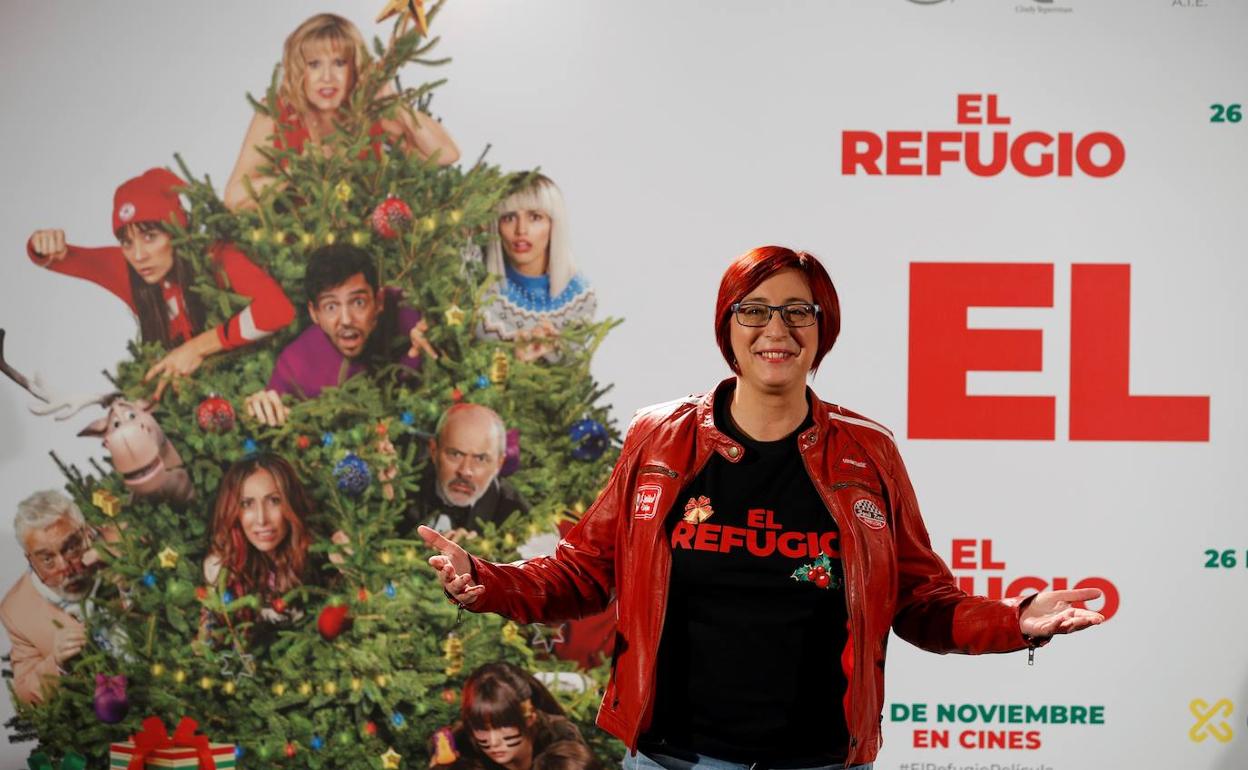 Macarena Astorga, en la premiere de 'El Refugio'. 