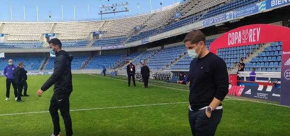 Robert Moreno (derecho), tranquilo por lo plácido del marcador.