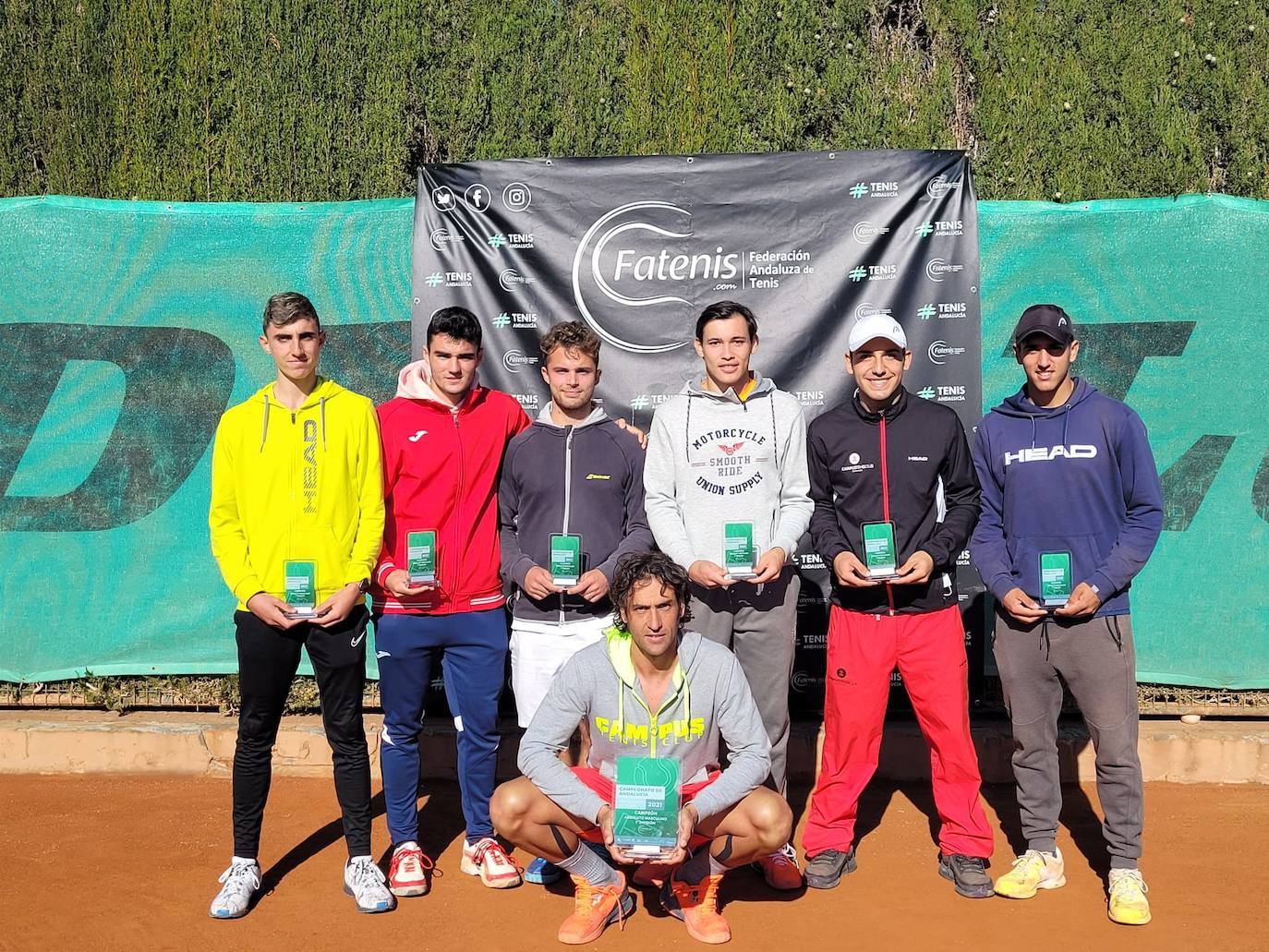Equipo del Campus Tenis Club de Granada. 