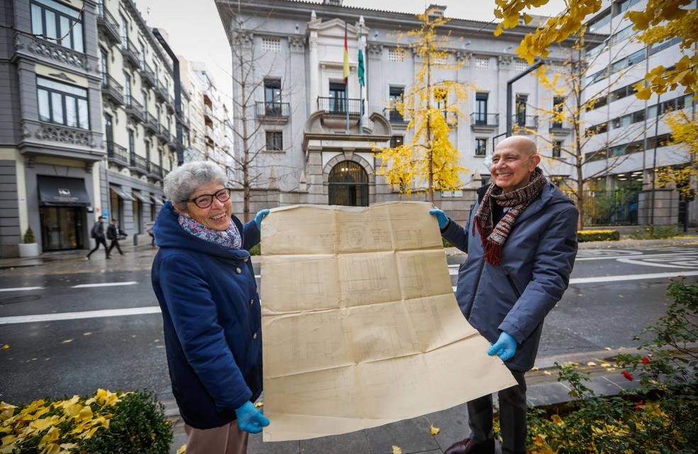 Los planos del Banco de España descubiertos en un desván de Granada