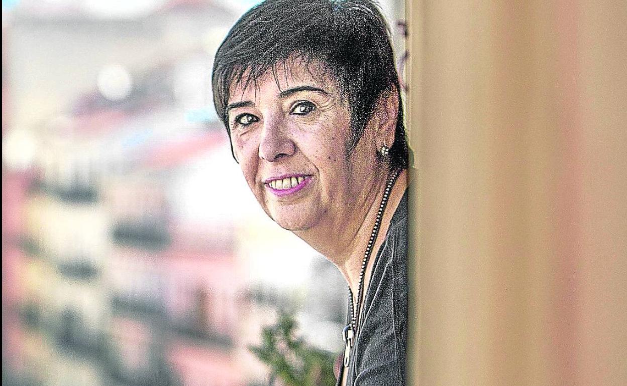 Nieves Concostrina, en su casa de Madrid. 