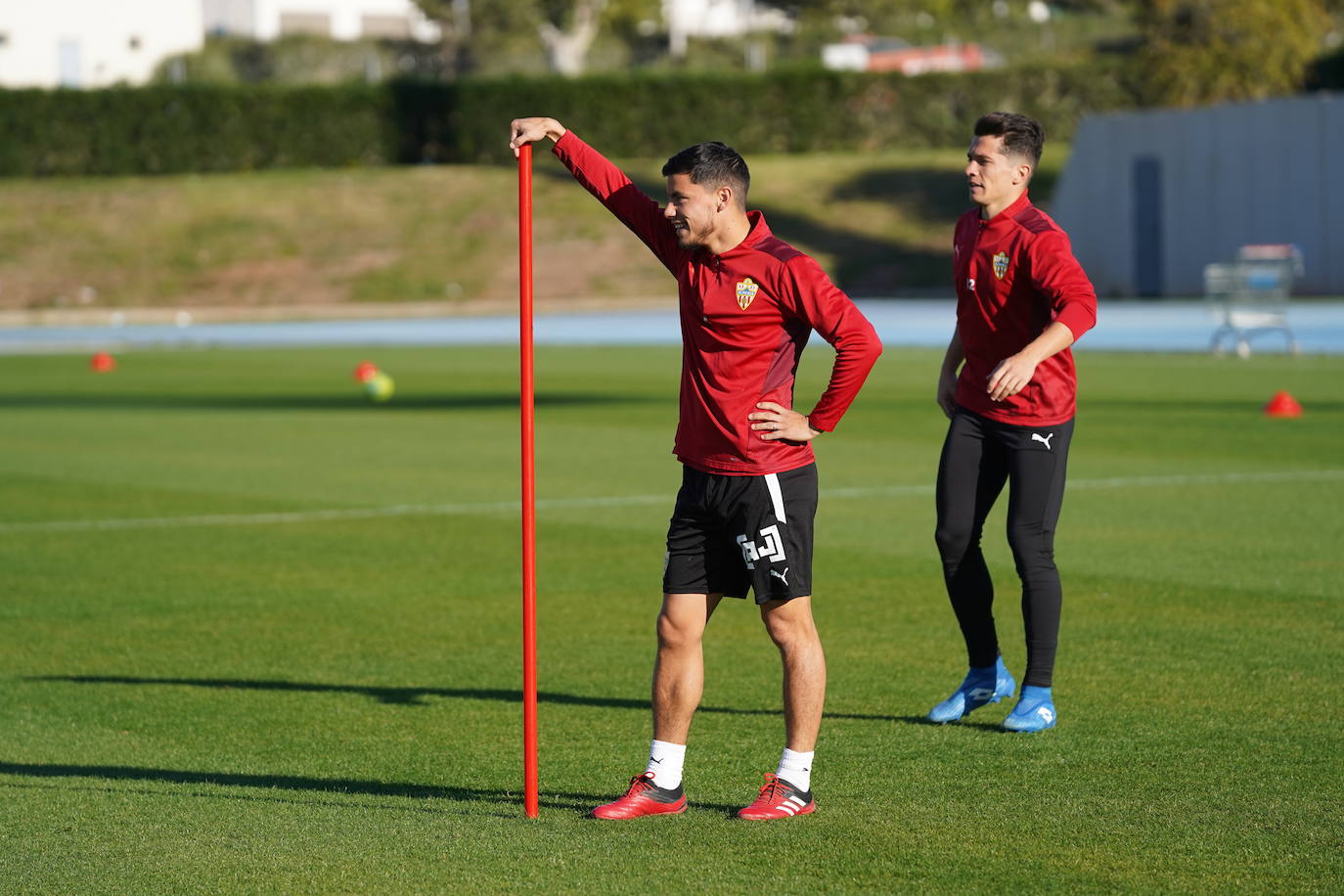 Fotos: Las imágenes del último entrenamiento del Almería