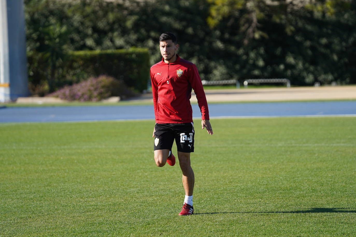 Fotos: Las imágenes del último entrenamiento del Almería