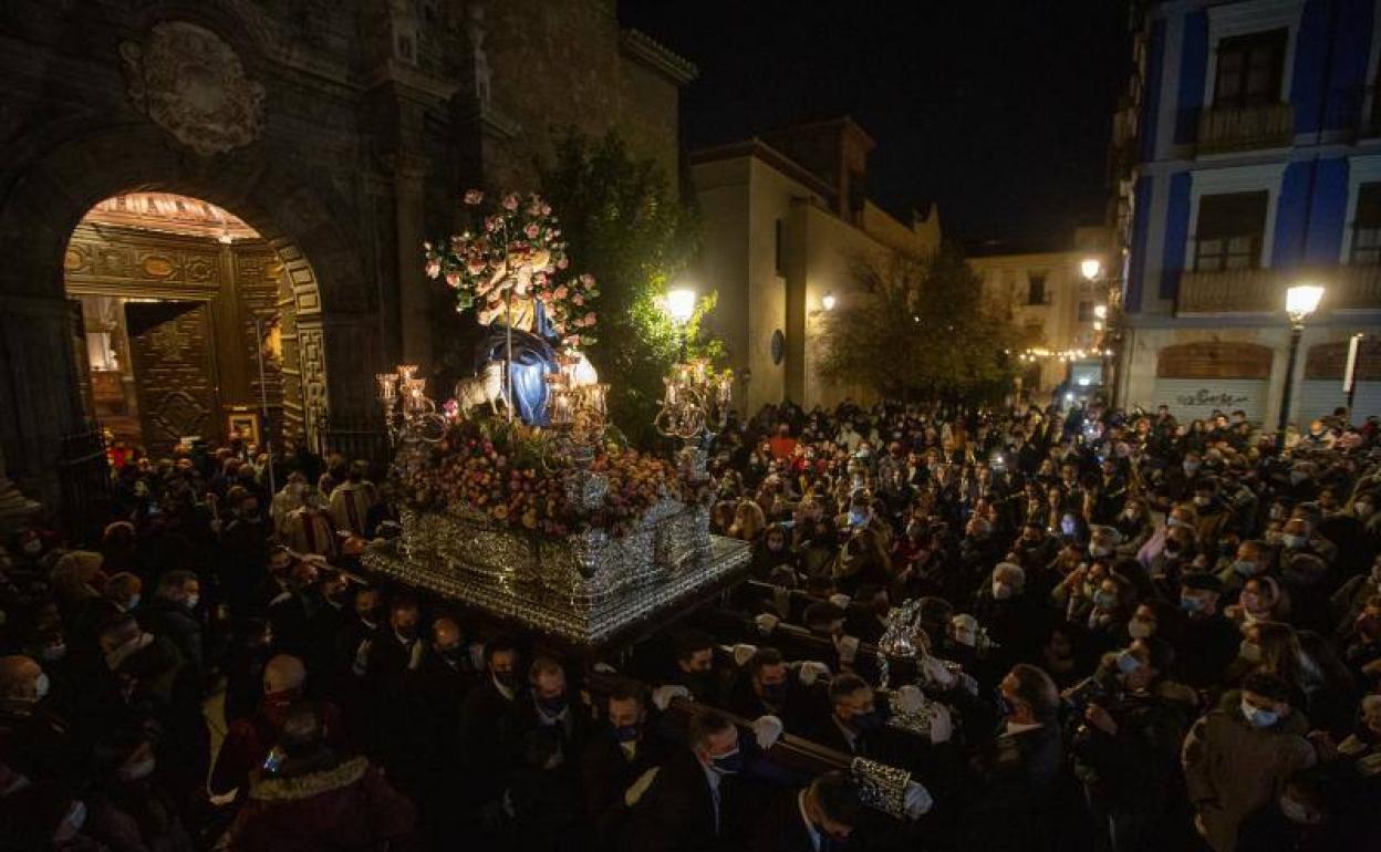 La patrona de Gójar, en la Catedral