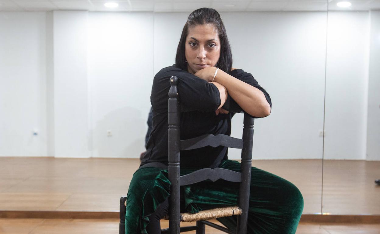 La Moneta, en su estudio, momentos antes de ensayar 'Frente al silencio'.