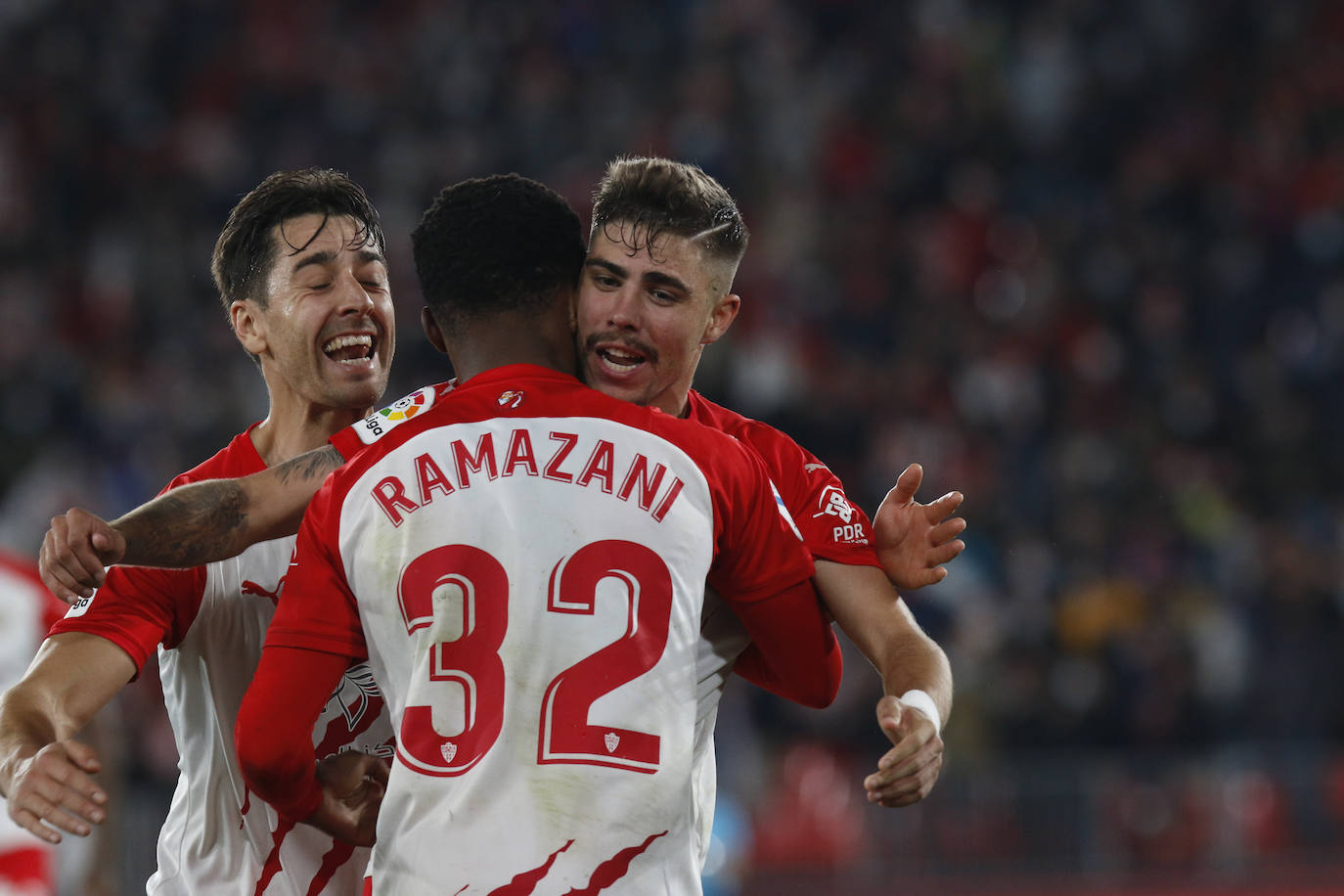 Las mejores imágenes del Almería-Zaragoza