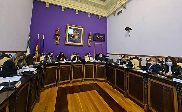 Pleno ordinario de diciembre en el Ayuntamiento de Jaén, ayer