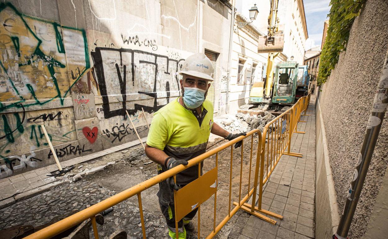 Obras en el barrio del Boquerón. 