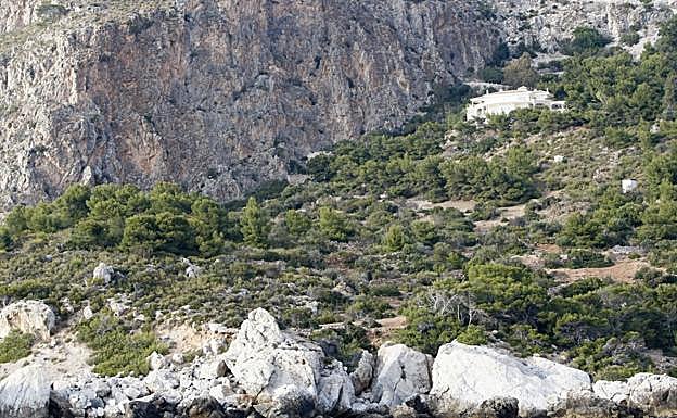 Uno de los barrancos de la Punta de la Mona.