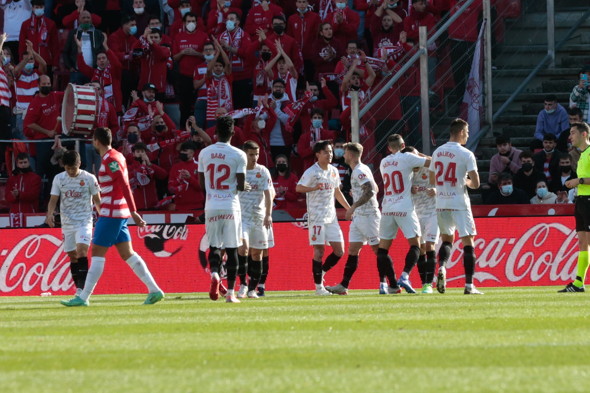 Partido entre Granada y Mallorca