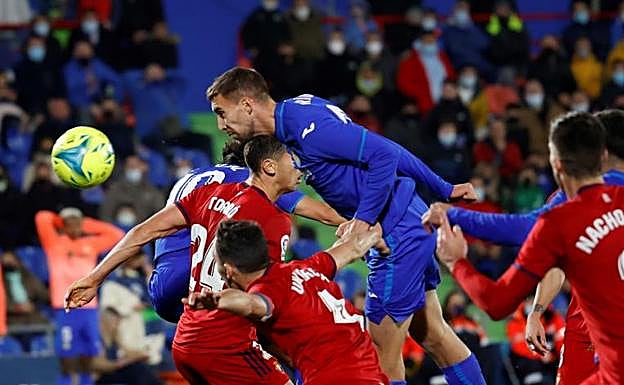 Poveda saca al Getafe de la zona roja en el 93'