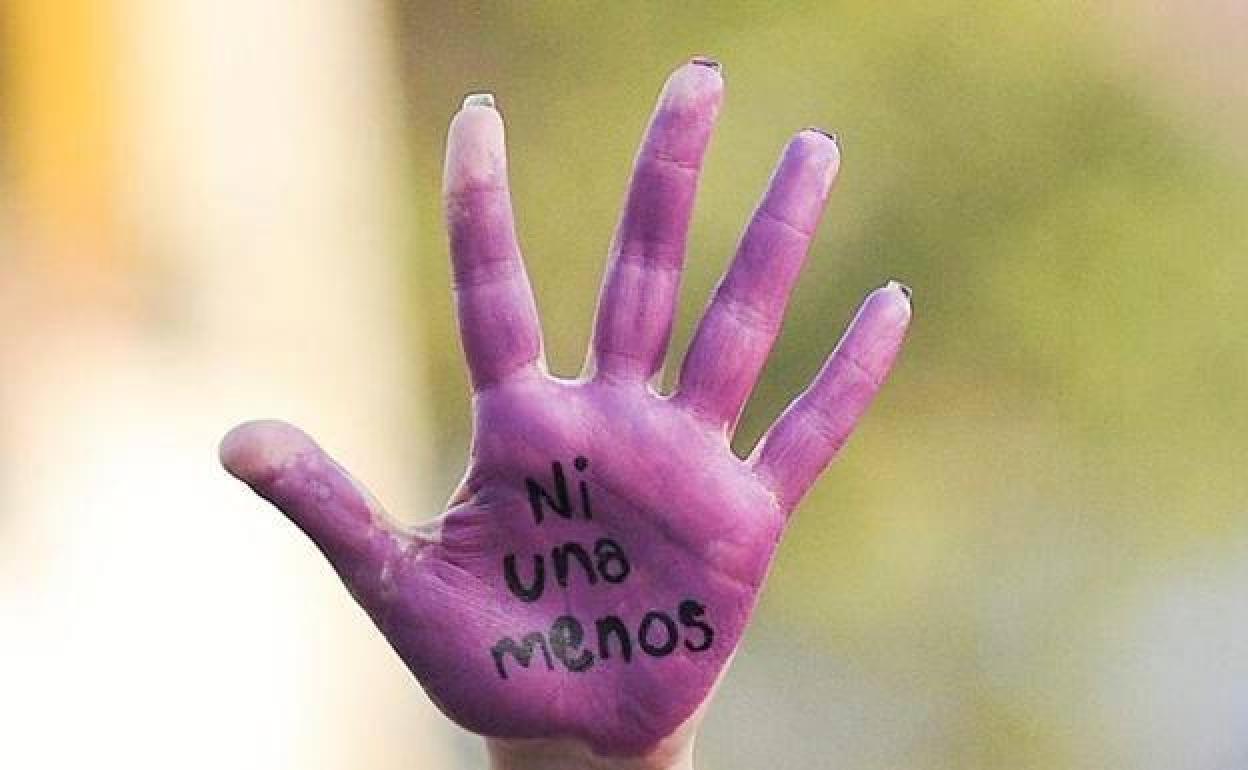 Una protesta contra la violencia de género. 