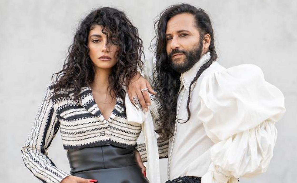 Jiham junto a David Heredia, en la Taberna J&J. 