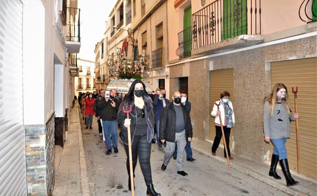 Cádiar vuelve a procesionar a San Blas el día de los Reyes Magos