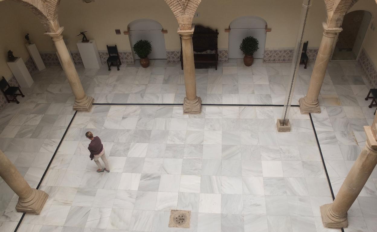 Patio del Centro Cultural Baños Árabes en Jaén. 