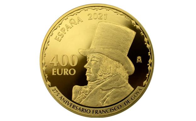 Así son las nuevas monedas de 400 euros sobre Goya que ya circulan por España