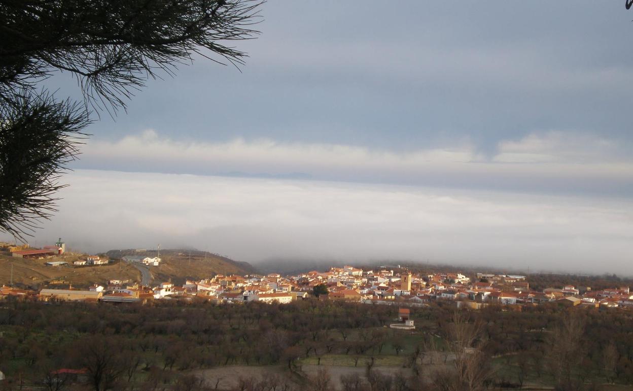 Vista de Lanteira, de 564 habitantes.