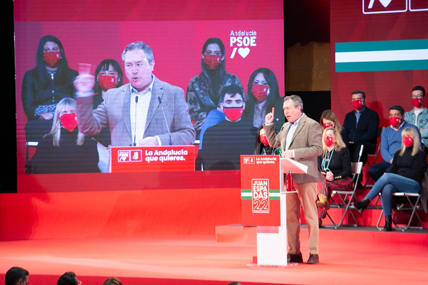 Juan Espadas presenta su candidatura para Andalucía en Granada