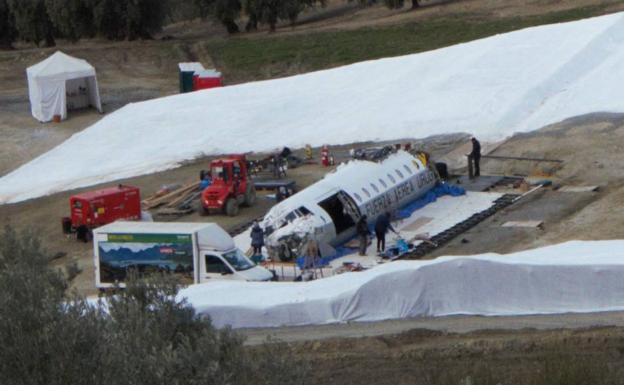 El fuselaje del cortijo. 