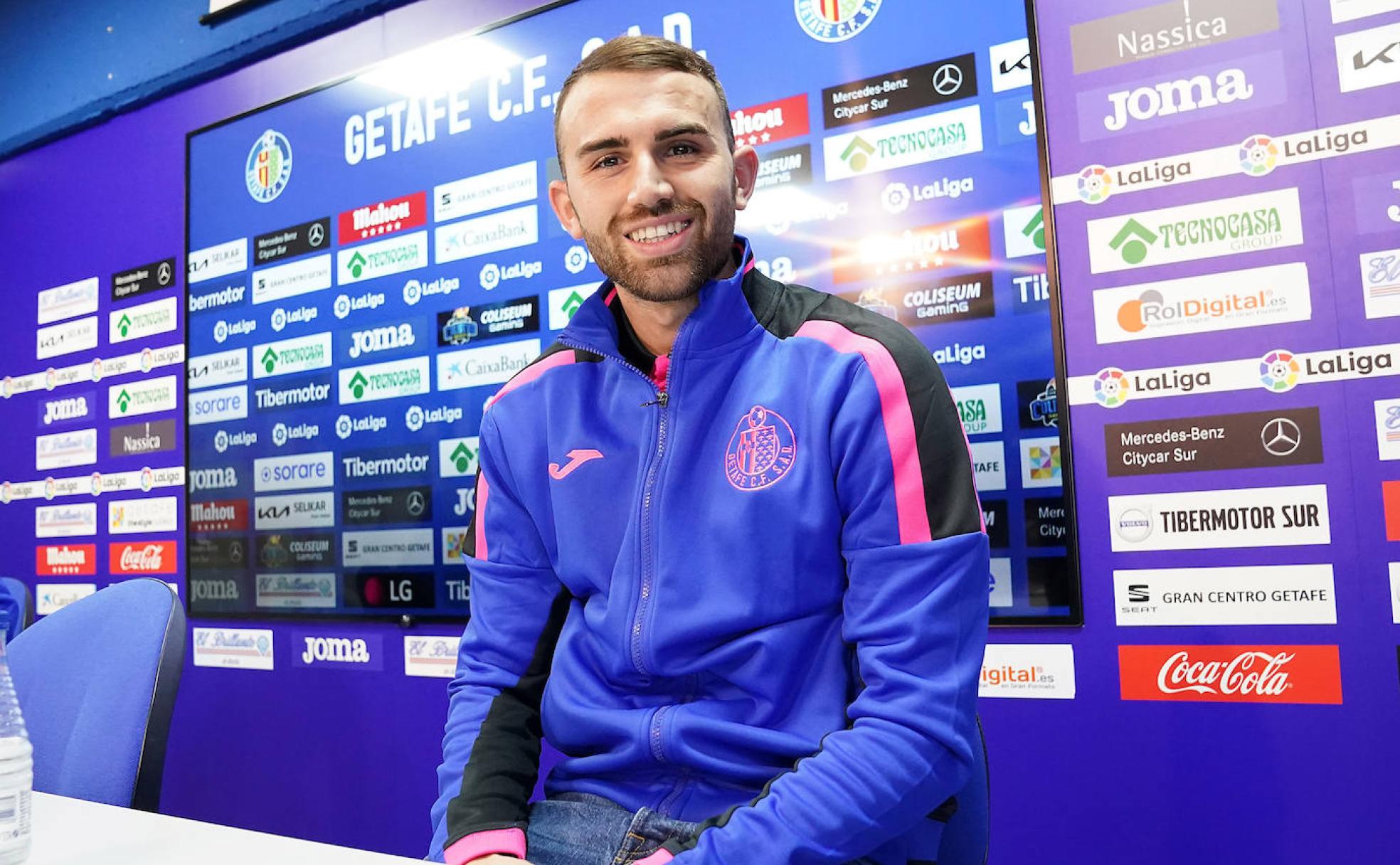 Borja Mayoral quiere aportar al Getafe el gol que tanto venía faltando a los azulones. 