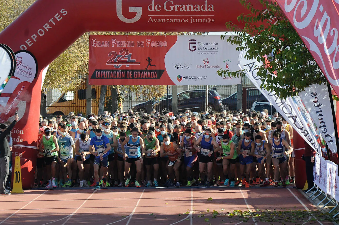 Salida de la prueba celebrada en Santa Fe durante el pasado año. 