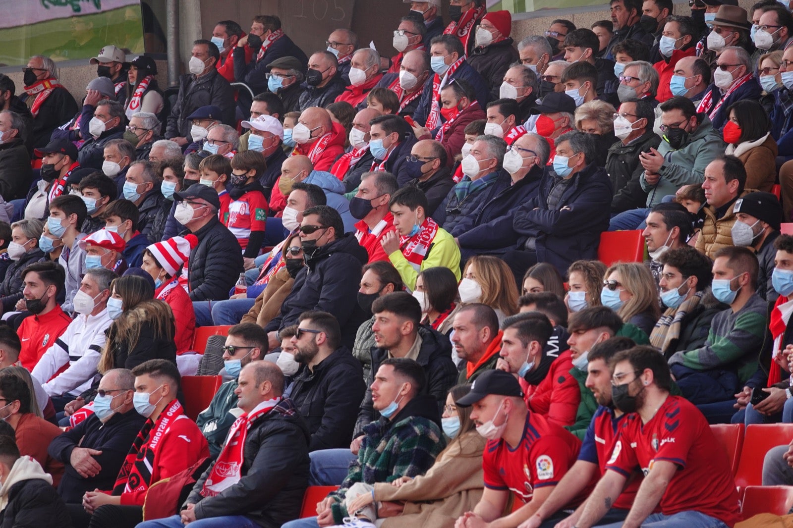 ¿Has estado en el partido entre Granada y Osasuna? Aquí puedes verte en tu localidad